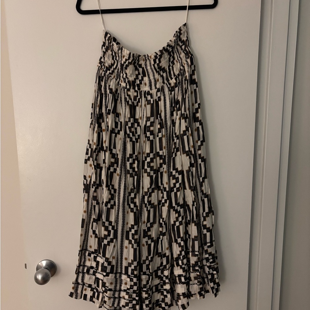 Maria Cher Ayacucho Loretta Long Skirt 
Ethnic ecru